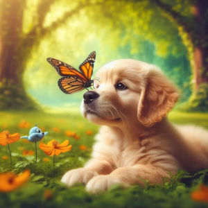 BILIBILI | Cute Puppy 5D Diamond Painting Golden Retriever Pictures DIY Square Diamond Embroidery Mosaic Home Decor Handicrafts Gift