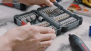 43Pcs Screwdriver Bit Set Mata Obeng Set Mata Bor untuk Bosch X-LINE