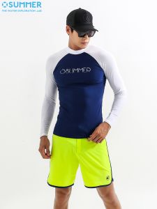 New 2025 Mens Outdoor Swimming Suit Long Sleeve Separate Large Size Diving Suit Jellyfish Snorkeling Board Surfing Clothes Quick Dry