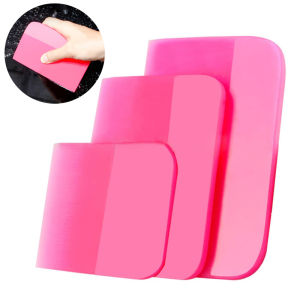 3Pcs PPF Squeegee Car Soft Rubber Scraper Anti-Scratch Film Tools Vinyl Wrap Silicone Squeegee Glass Water Wiper