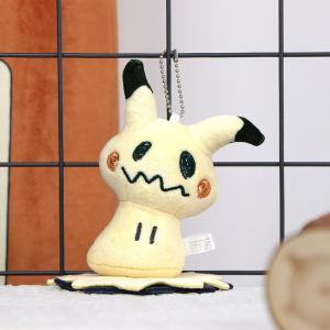 Bandai | Mimikyu Plush Pendant Cartoon Soft Stuffed Doll Keychain Gengar Snorlax Charizard Toy Bag Charm Collectible Gift For Fans 5 Inch