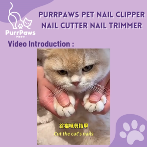 PurrPaws Cat Grooming Nail Clipper Nail Cutter Nail Trimmer Gunting Kuku Kucing