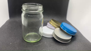 ขวด 120 มล.(25ใบ) ขวดแก้วใส กลม + ฝาหมุน#48mm