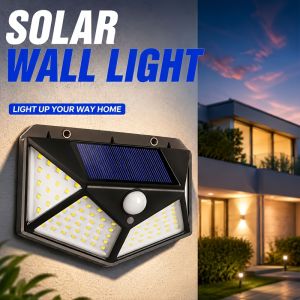 234 LED Solar Lights 3 Working Modes Super Bright Motion Sensor Outdoor IP65 Waterproof Flood Wall Security Lights Yard 1/2/4PCS