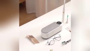 Xiaomi MIJIA 450ml Clean Ultrasonic Cleaner Portable Household Cleaning hine Jewelry Cleaner hine Ring Glasse Makeup Brush