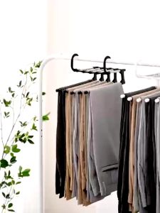 Gantungan Celana Jilbab Multifungsi Magic Hanger 5 in 1 StainlessSteel Magic Hanger Stainless Steel Desain 5-In-1 Untuk Perjalanan Rak Pengering Celana Gantung Horizontal Dan Vertikal - Lazada