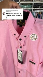 Kemeja Polos Kemeja Oxsport Pendek Murah Merah Muda