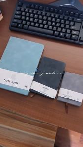Pocket Notebook Buku Catatan Harian Dengan Strap Ledger Pen Holder
