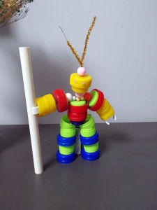 Tự Làm Robot Từ Chai Nắp Đồ Chơi Sáng Tạo Dành Cho Học Sinh Tiểu Học Đồ Chơi Giáo Dục Học Tập Vật Lý Tự Làm Thủ Công