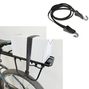 Bicycle Luggage Compartment Bracket Elastic Belt Holder Rubber Belt Buckle Rope Hook Mountain Bike Binding Cargo Rope Accessorie