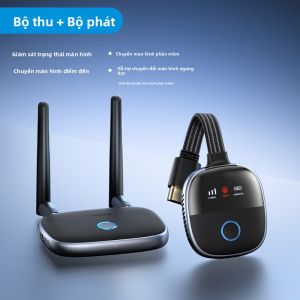 Hagibis | Thiết Bị Chia Sẻ Màn Hình HDMI Không Dây cho Máy Tính xách Tay TV Máy Chiếu và Điện Thoại Thông Minh