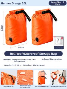 DRStorage | Exhaustible Waterproof Compressed Bag For Outdoor Activities