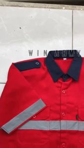 Wearpack Safety Werpack Atasan Kemeja Pendek Baju Kerja Murah Seragam Kemeja Seragam Safety Scothlight