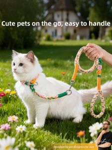 hipidog | Escape-Proof Pet Cat Harness Leash Outdoor Use