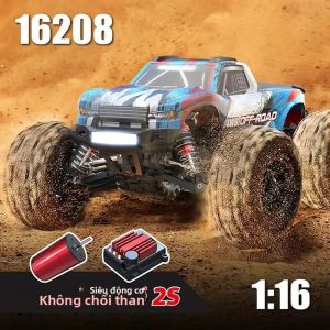 Xe Điều Khiển Từ Xa MJX Hyper Go Tốc Độ Cao Không Chổi Than 68KMH Xe Tải Địa Hình 3S Điều Khiển Từ Xa 2.4G Tỷ Lệ 1/16 Xe Mô Hình Kim Loại Dành Cho Độ Tuổi 14+