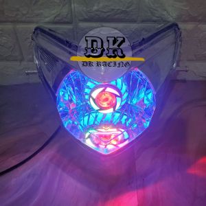 Daymaker Jupiter MX New Reflektor custome Yamaha Jupiter MX manohara Lampu depan Jupiter MX 2012 2013 2014