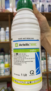 Thuốc diệt mối mọt kho hàng nông sản Actellic 50EC - Sản phẩm của Syngenta Thụy Sỹ (Chai 1 lít)
