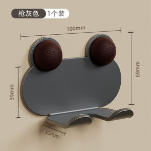 Giá Treo Ổ Cắm Nhà Bếp Không Cần Khoan Móc Treo Dây Nguồn Gắn Tường Bằng Sắt Chịu Lực 5kg-10kg Hai Móc Dùng Cho Ổ Cắm