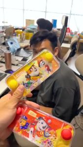 MALOTOYS - Gembot Air Paw Patrol Mainan Ring Air Transparan Water Game Mainan Air Gameboy Gimbot Air Mainan Jadul Mainan Jadul Anak Cincin Air Water Ring Game Mainan Tekan Pressing Game Mainan Edukasi Malo Toys