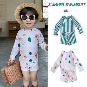 ชุดว่ายน้ำกันแดดแขนยาว ชุดกีฬาสำหรับเด็กชาย ชุดกีฬาฤดูร้อนสำหรับเด็กชาย ชุดว่ายน้ำกันแดด ชุดว่ายน้ำเด็กชาย ชุดว่ายน้ำเด็กชาย