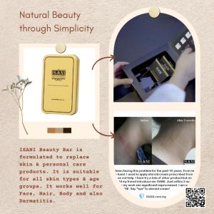 ISANI BEAUTY BAR 2 BOXES (6PCS X 25GM) SALES + FREE CASING + SOAP DISH HOLDER + GIFT