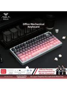 AULA | Customized Tri-Mode Mechanical Keyboard Gaming & Office Silent