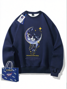 Insulated Loose Winter Sweatshirt