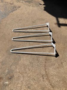 ขาโต๊ะ สูง 55 ซม. 1 ชุดมี3 ชิ้น (แบบ2ขา) ส่งฟรี