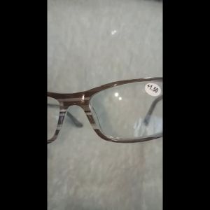 READY STOCK !! Kacamata Baca Plus Pria Wanita [ +100 S.D +3.00 ] Kacamata Baca Plus Jarak Dekat Untuk Baca Orang Tua Bingkai Abu Motif Garis Super Fokus Lensa Bening Rabun Dekat Reading Glasses Murah Model Korean Style
