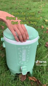 Bình đá ICOOL 6 Lít DUY TÂN - Bình đá giữ nhiệt cầm tay tiện lợi giữ nhiệt từ 24 đến 48 tiếng