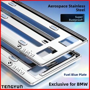 TENGYUN | BMW 3 Series/5 Series License Plate Protector Stainless Steel Frame Kit