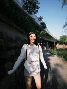 Korean College Style Retro Floral Lettering Womens Loose T-Shirt Summer Breathable Sun Protection Shirt Trendy Top