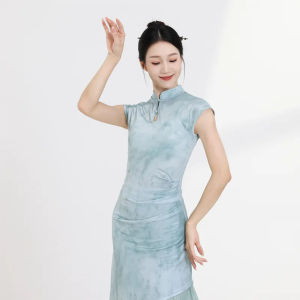 FULLBELIEF | Đầm Diễn Xuất Không Tay Phong Cách Truyền Thống Cheongsam