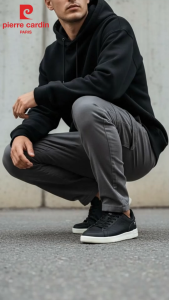 Giày thể thao Nam thời trang Pierre Cardin làm từ chất liệu nhẹ (Ortholite + Phylon) thiết kế hiện đại có lỗ thoáng khi phù hợp với mọi hoàn cảnh - PCMFWS 909