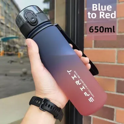 MUHUALAN | water 1.5l Portable Large Capacity Plastic Water Bottle for Students and Kids
