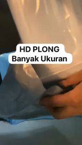 Kantong Plastik Pond Oval Polos Hd Plong Shoping Bag 15x22-20x30-25x35-30x40-35x50 Cm isi 100 Pcs