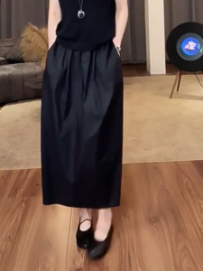 MANMI | Chân Váy Dài Phong Cách Mùa Hè Cao Waist