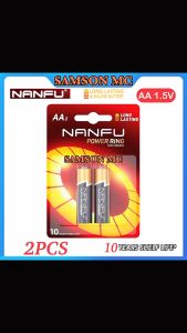 NANFU Original AA Alkaline Batteries 1.5 Volt Superior Battery LR6 For Toys Smart Lock Remote Control Weight Scale