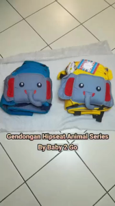 Babyscots gendongan Hipseat 2Go animal B2G1101 tersedia warna biru dan kuning