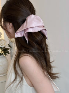 Korean Style Large Hair Ties Womens New 2025 Square Scarf Hair Bands Super Elastic Hair Bands Hair Accessories Fashionable