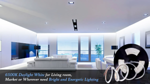 Goldstar Warm/White Led Strip Lights Indoor Outdoor Led Lights For Room Waterproof Flexible Home Decor