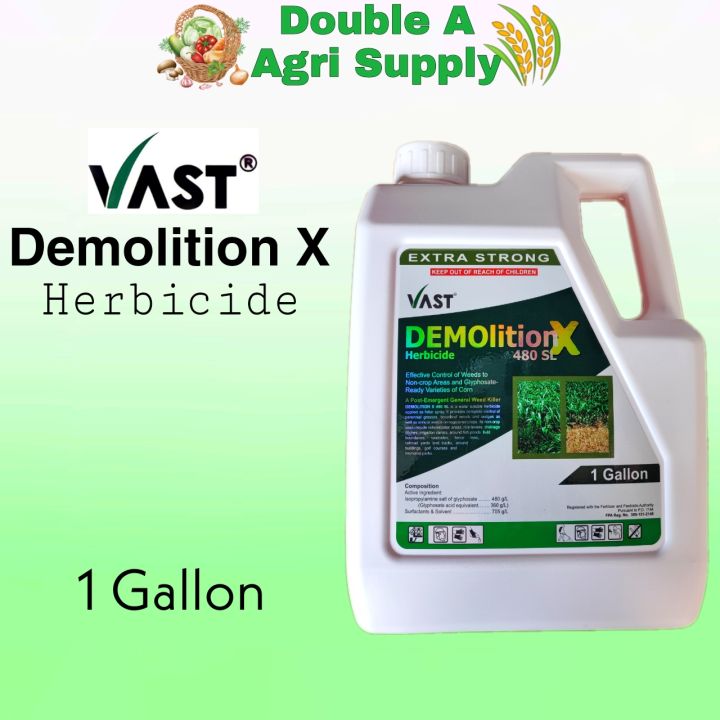 Demolition X (Glyphosate) Post Emergent Herbicide / Weed Killer - 1 ...