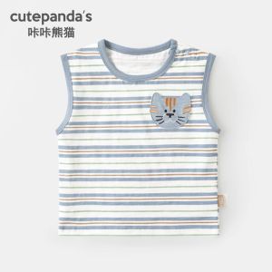 CUTEPANDAS | Áo Thun Không T Tay Cho Bé Trai Và Bé Gái