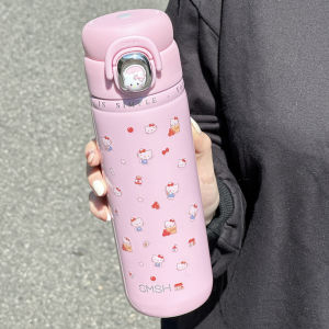 Cốc Nước Cách Nhiệt Bằng Thép Không Gỉ 316 Có Ống Hút Dung Tích 500ml-750ml Cốc Nước Đi Học Cốc Trẻ Em Dễ Mang Theo Dễ Sử Dụng