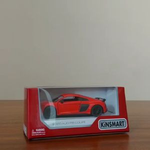 Kinsmart Diecast Mainan Mobil Miniatur 2022 Audi R8 Coupe Metal Besi