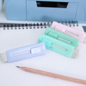 Deli Sliding Eraser: Penghapus Mekanik Warna Lucu Berkualitas Tinggi