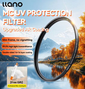 other | llano MCUV Lens Protector 40.5/46/49/52/55/58/62/67/72/77/82/86/95mm Anti-Scratch Anti-Reflective Multi-Coated