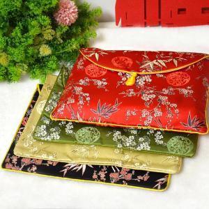 High-End Double-Layer Thickened Large Chinese Style Buddhist Text Book Bag Set Pen Case Holder Fabric Binding Envelope Style