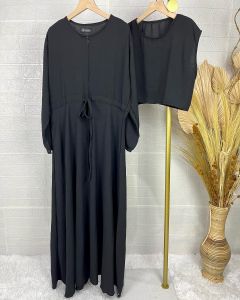 Baju Muslim Wanita Diana Set Dress Bahan Crinkle Premium Ukuran M sd XL