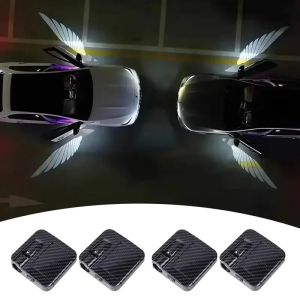 Angel Wings Welcome Light 3D Dynamic Princess Please Get in the Car Door Welcome Light Car Atmosphere Light Accessories